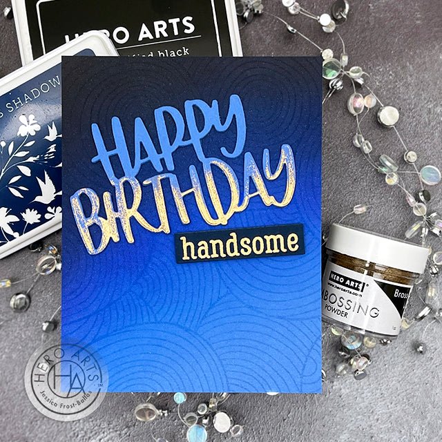 Masculine Birthday Card - Hero Arts