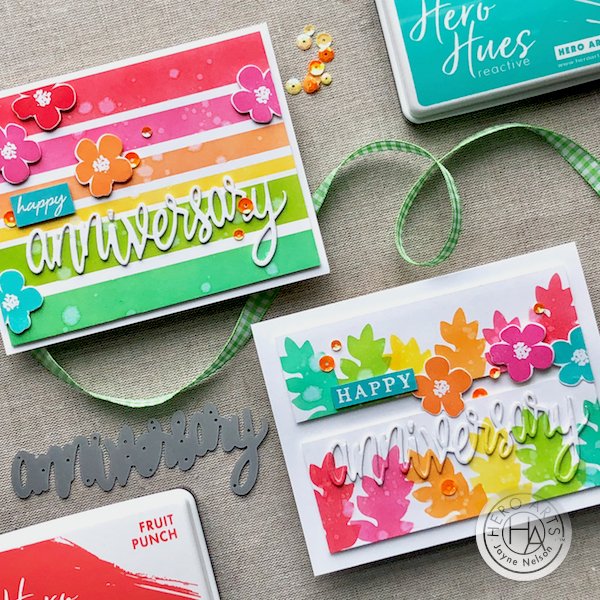 Masked Backgrounds with Reactive Inks