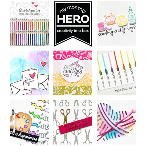 May 2019 My Monthly Hero is Here + GIVEAWAY! - Hero Arts