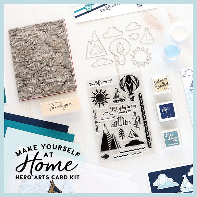 May 2022 Make Yourself at Home Card Kit from JOANN - Hero Arts