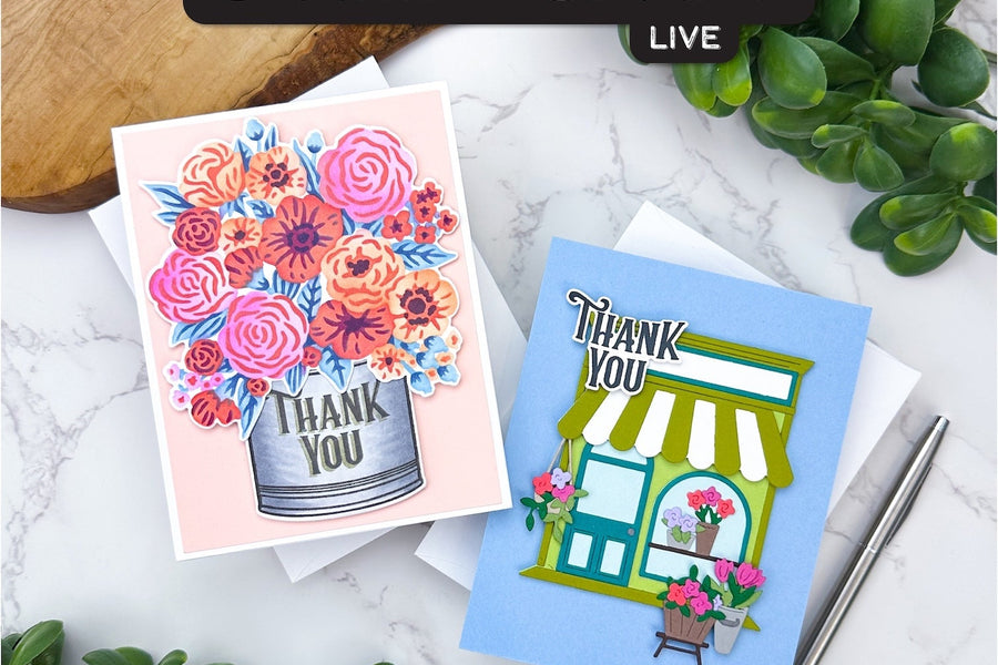 Join our Stamp & Craft LIVE featuring the May Hero Studio Card Kit!