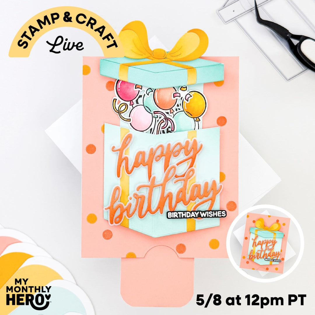 interactive present birthday card