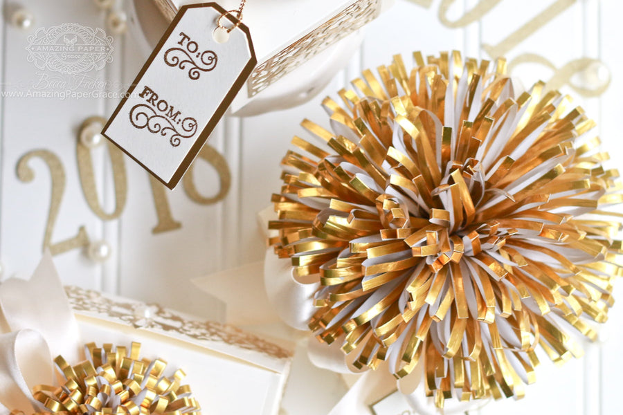 Luxe Gifts with Easy to Make Pom Pom Embellishment