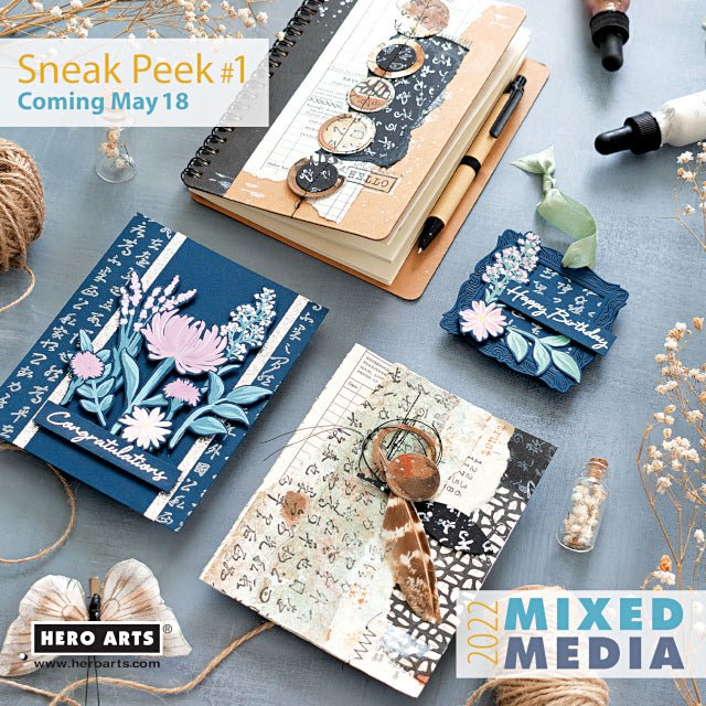 Mixed Media Catalog Sneak Peeks + Giveaway! - Hero Arts