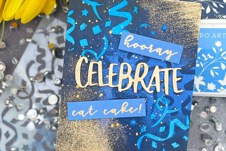 Mixed Media Experiments and a Card 'For The Guys'!