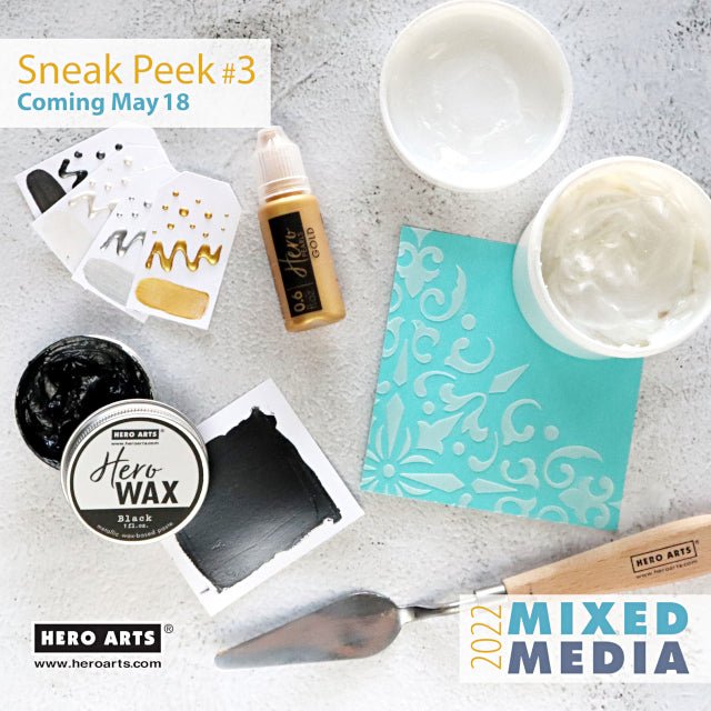 More Mixed Media Catalog Sneak Peeks + Giveaway! - Hero Arts