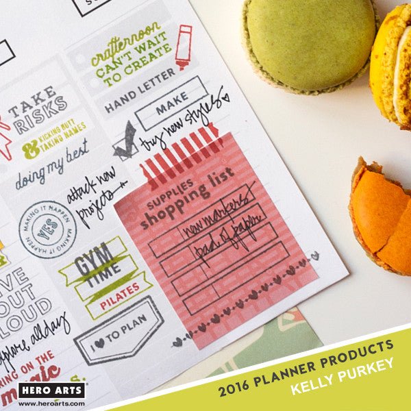 More Planner Catalog Peeks + Giveaway - Hero Arts