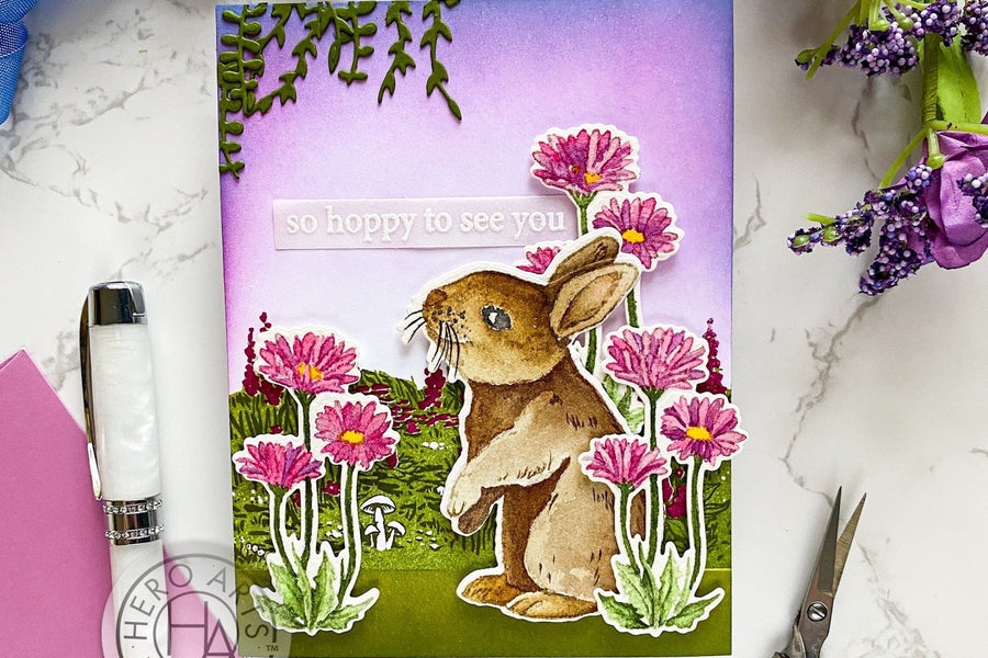 No Line Watercoloring with the Color Layering Bunny