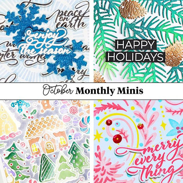 October Monthly Minis Inspiration