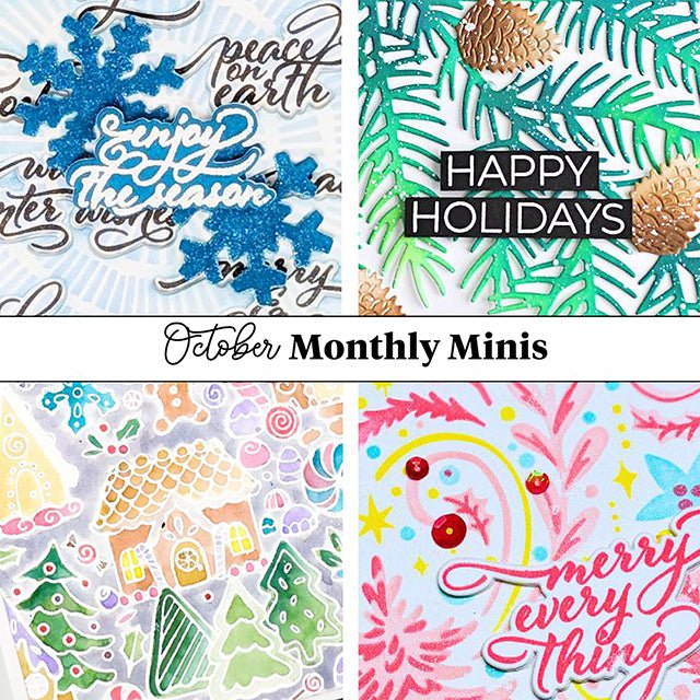 October Monthly Minis Inspiration