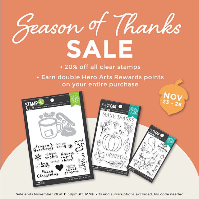 Our Season of Thanks Sale Starts Now!