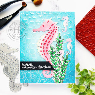 Paper Layering Seahorse - Hero Arts