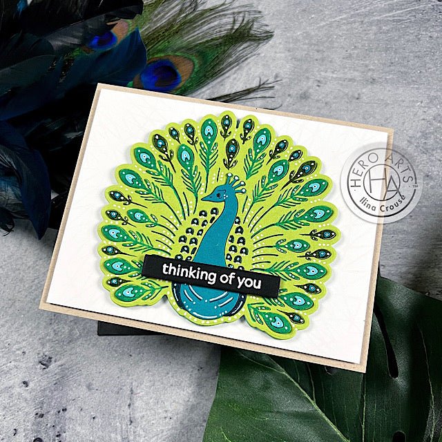 Paper Pieced Peacock