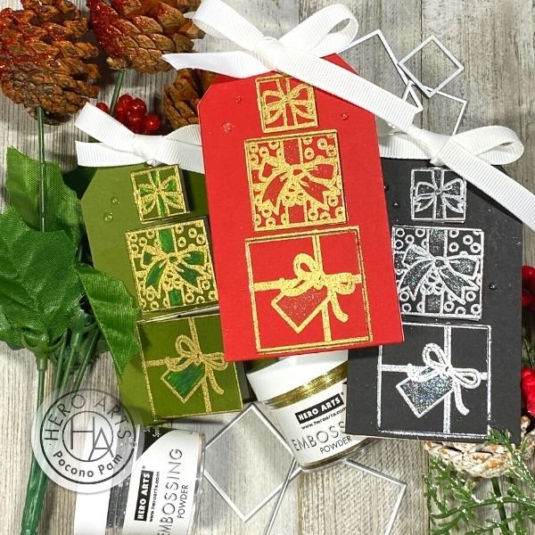 Peek-A-Boo Gift Tags - Hero Arts