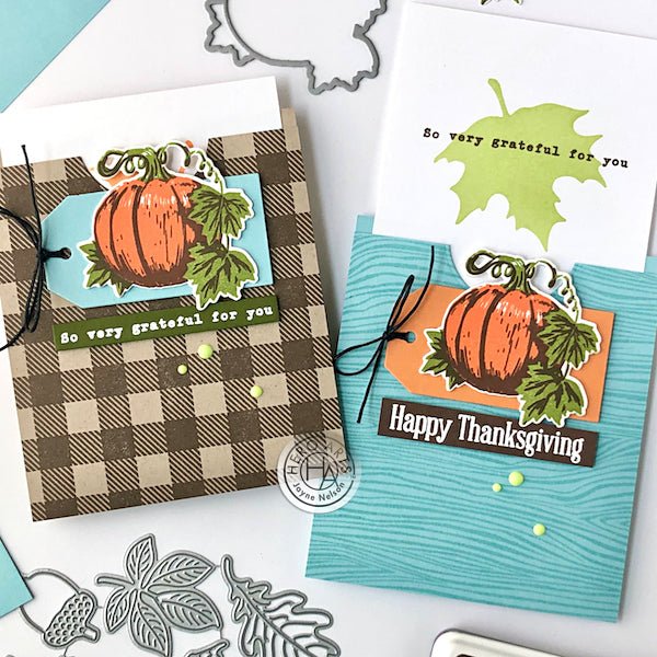 Pumpkin Pocket Cards - Hero Arts