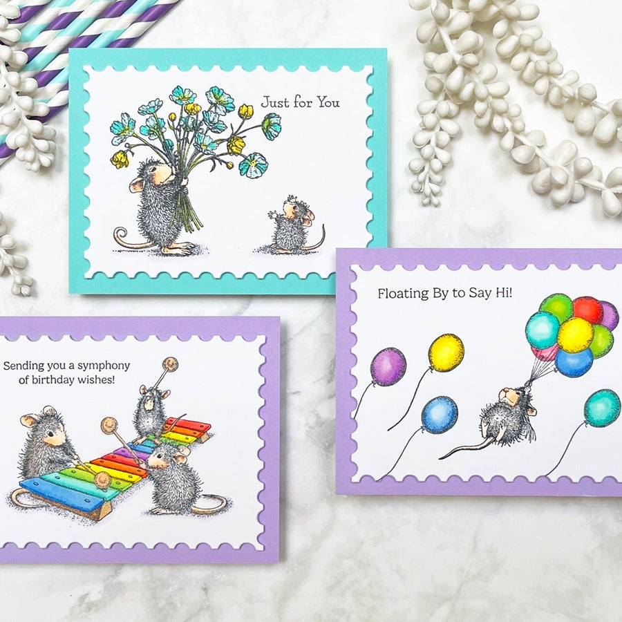 Whimsy & Cheer: 3 New House Mouse Cards