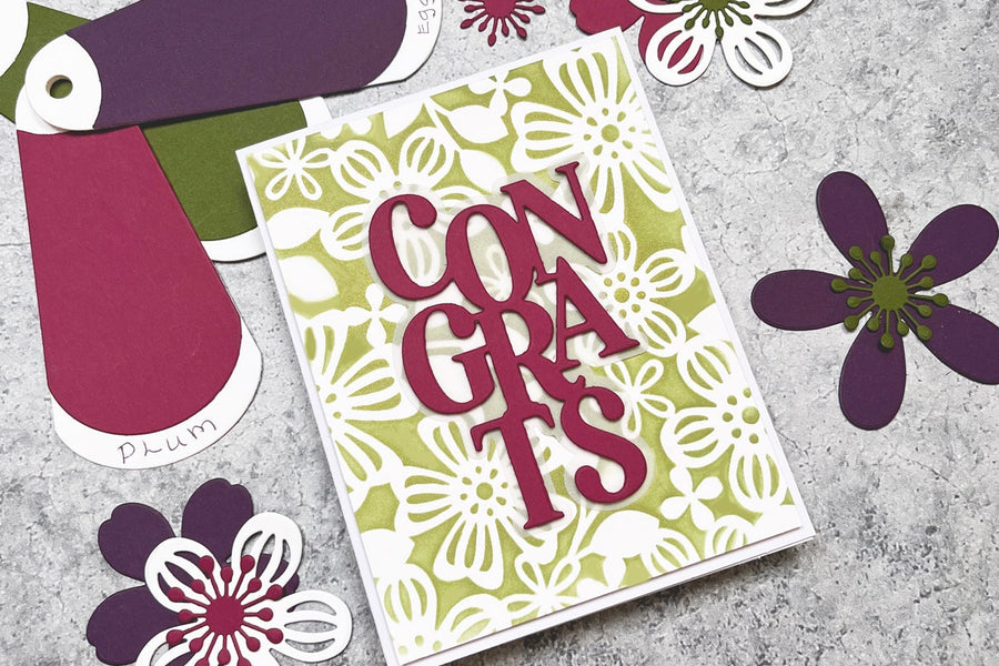 VIDEO: Spring Floral Stenciling & Color Theory