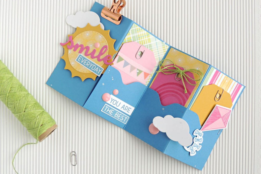 How to Make a One-Sheet  3-Pocket Mini Card