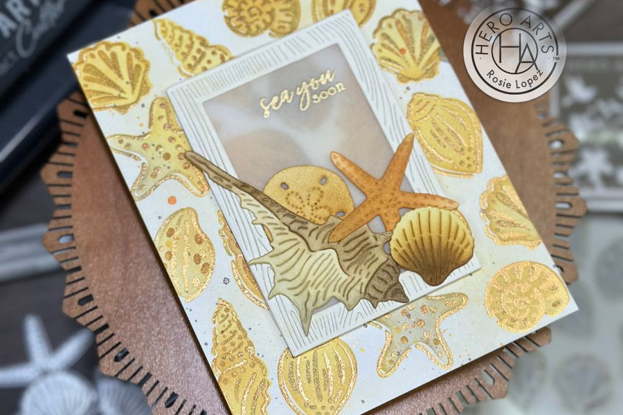 Seashell Stencils and Dies