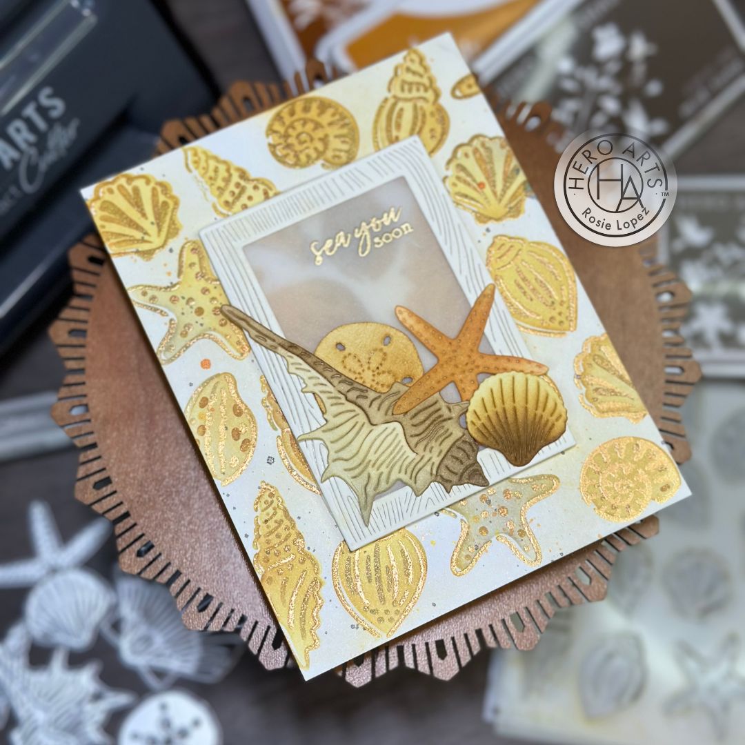 Seashell Stencils and Dies