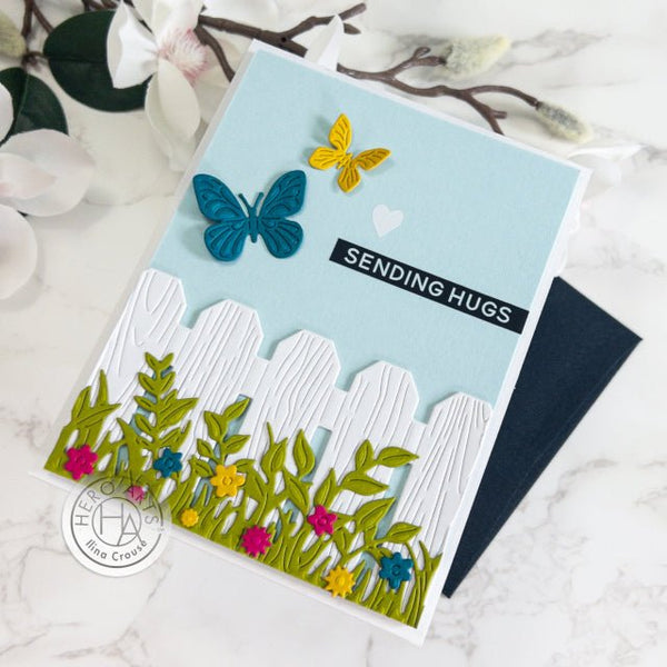 Sending Hugs and No Stamping Card