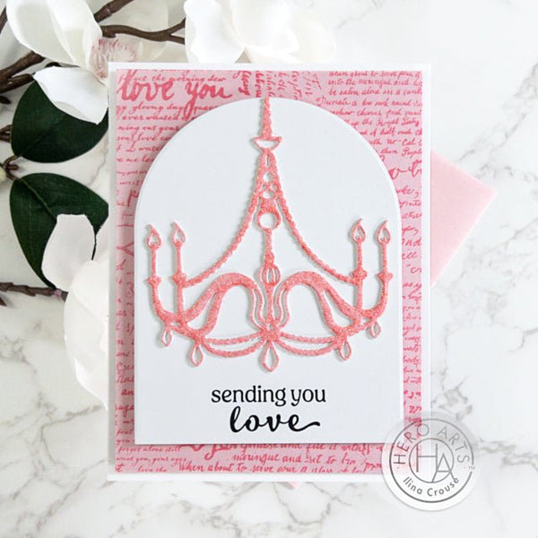 Sending Love - Change the Color of Your Glitter Paper
