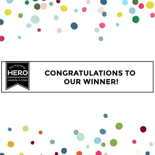 September MMH Blog Hop Winner - Hero Arts