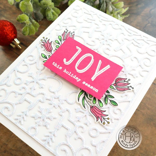 Shadowed Letter Set Holiday Card