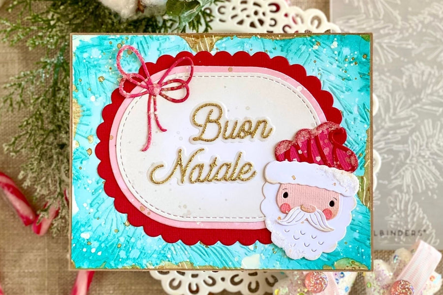 Step by Step Tutorial: A Buon Natale Christmas Card