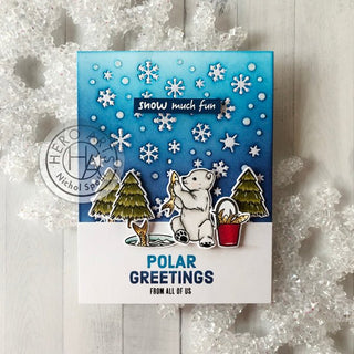 Snow Much Fun Polar Greetings - Hero Arts