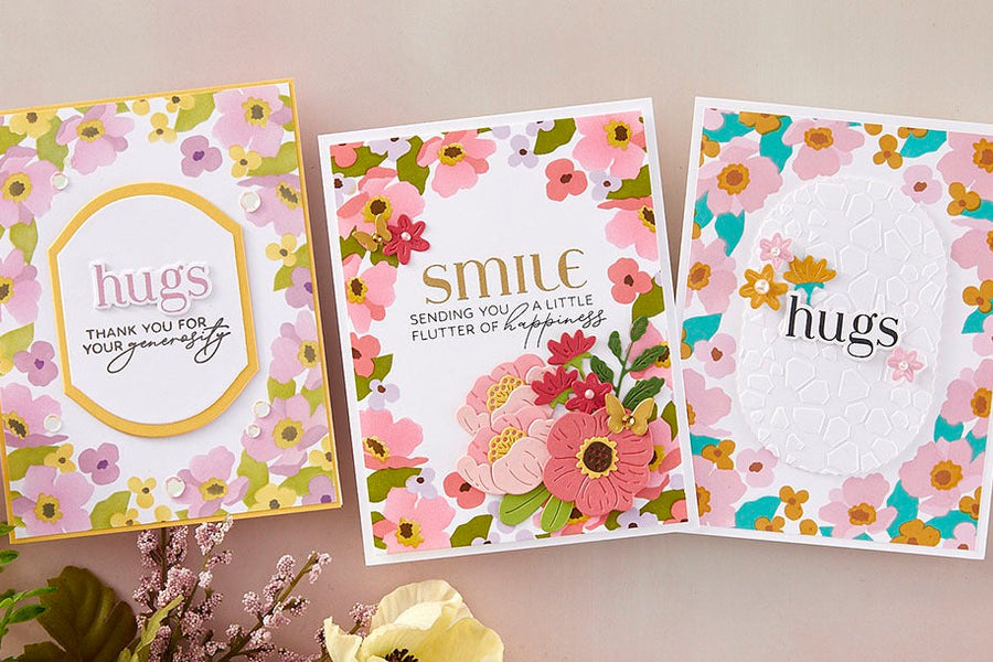 January 2025 Stencil of the Month Preview & Tutorials – Nature's Frame