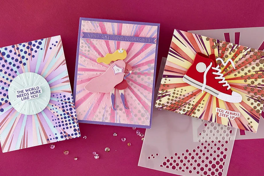 March 2026 Stencil of the Month Preview & Tutorials – Burst Mode