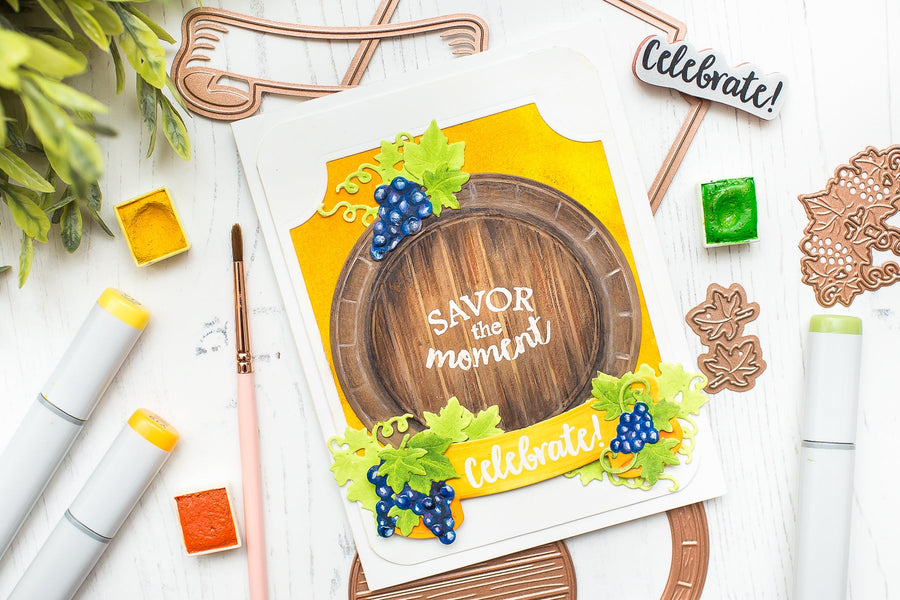 Wine Country Inspiration | Savor the Moment Card with Mona Toth