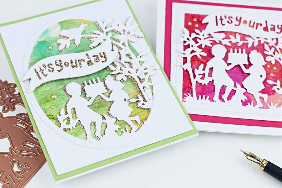 Video: Happy Collection Inspiration | Alcohol Ink Card Backgrounds with Bibi Cameron.