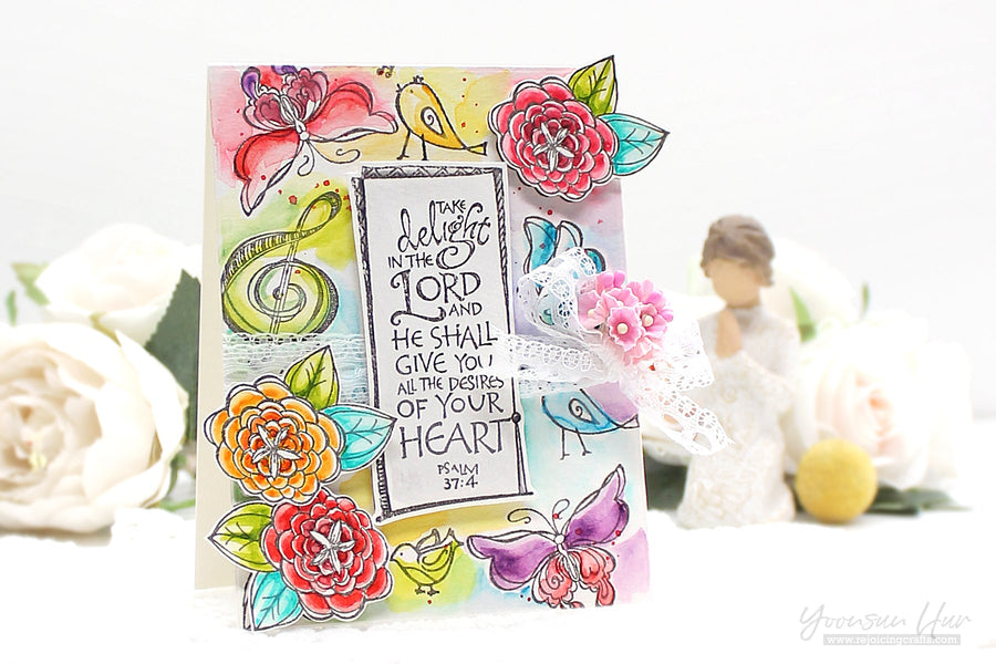 Bible Journaling Inspiration | Lord is My Strength with Yoonsun