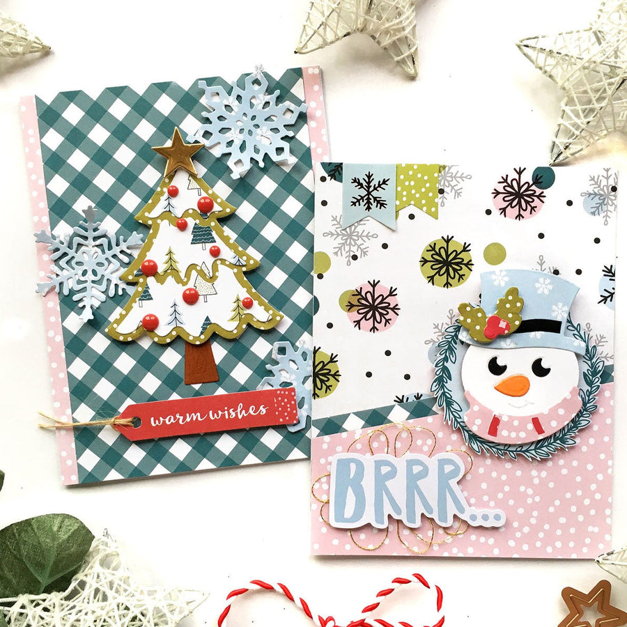 Die D-Lites Holiday Inspiration | More Christmas Cards with Enza Gudor
