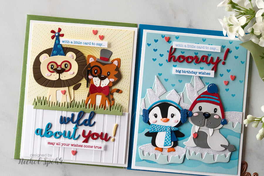 Video: Die D-Lites Animal Scene Cards with Nichol