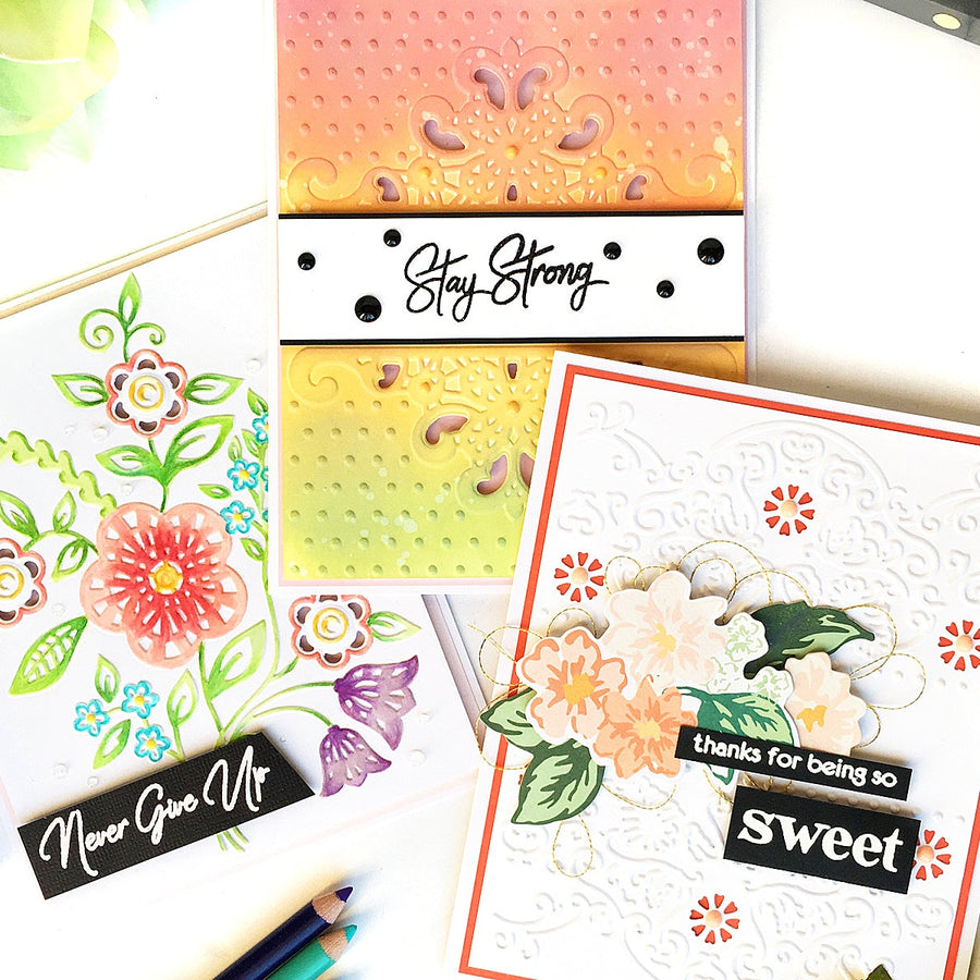 Cut & Emboss Folders Inspiration | More Everyday Cards With Enza