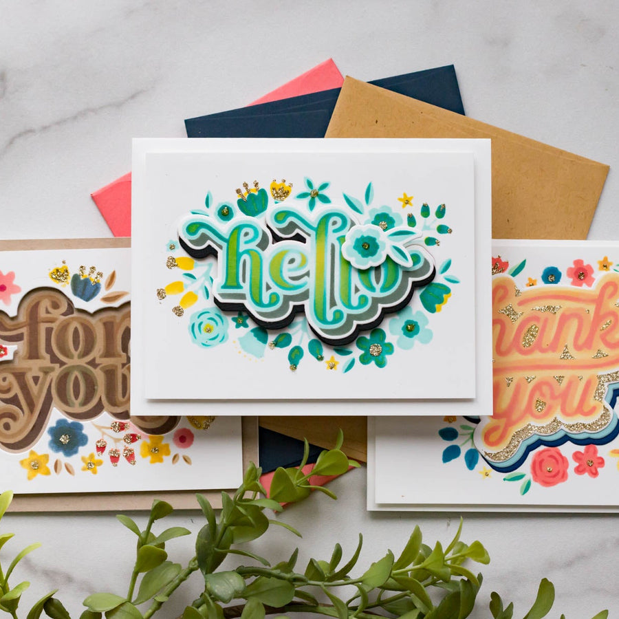 Layered Stencils Inspiration with Marie Nicole