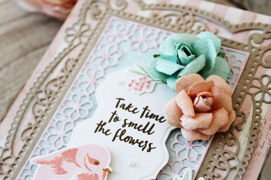 Chantilly Paper Lace Inspiration | Elegant Floral Cards with Melissa. Part 2