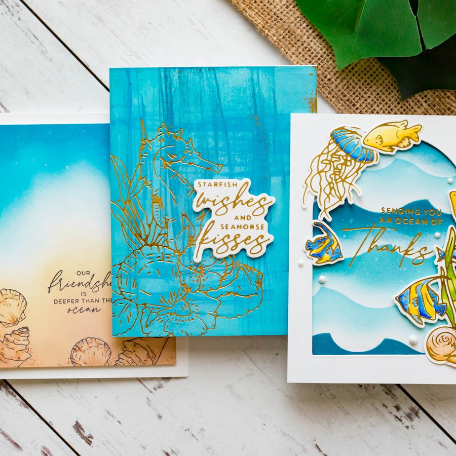 Seahorse Kisses Cards with Marie Nicole