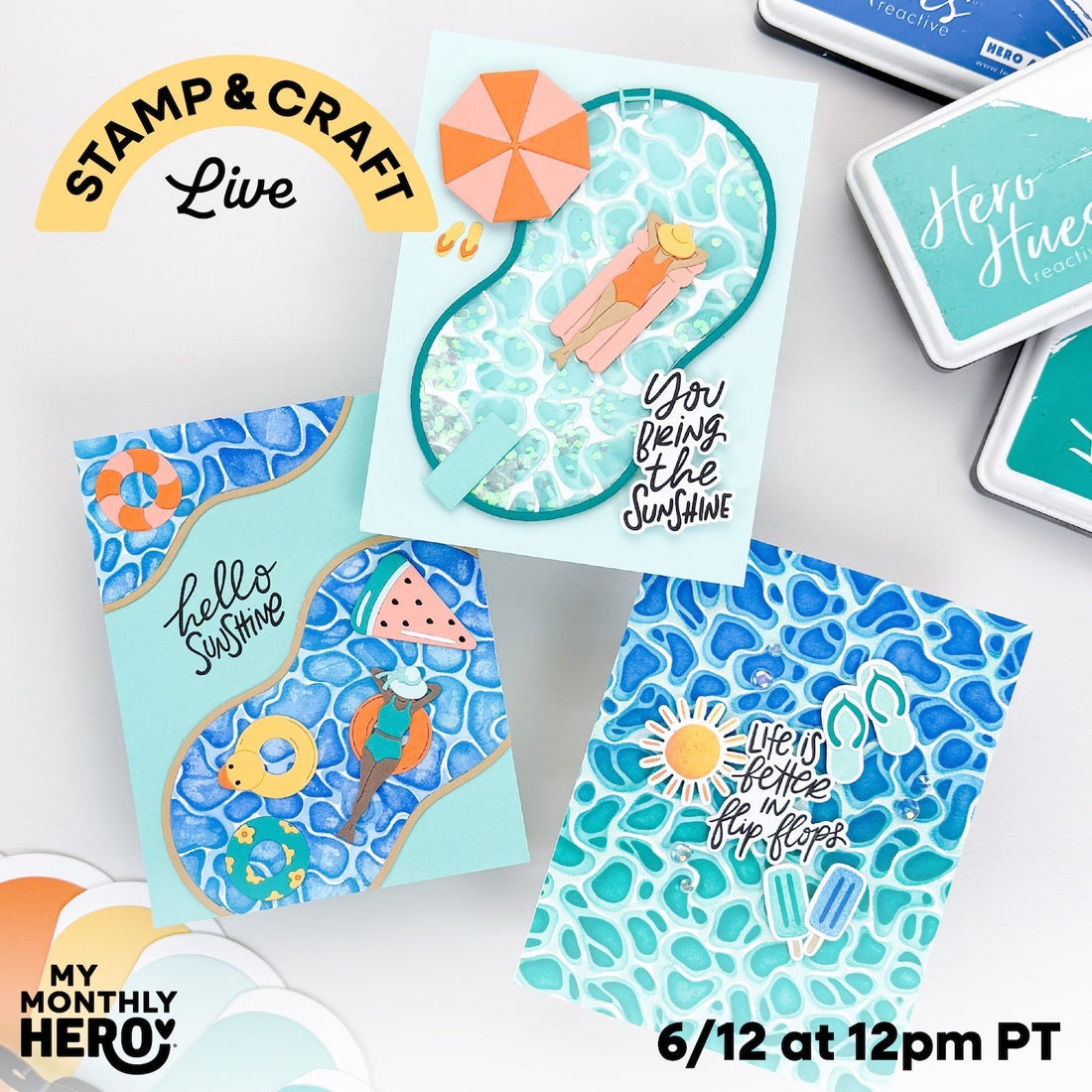 June 2026 Stamp & Craft Live cards