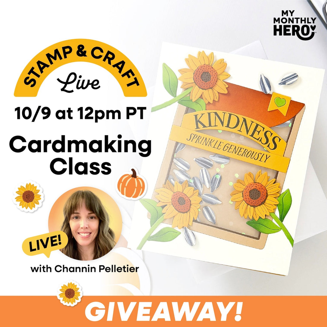 stamp & craft live october 2026 my monthly hero