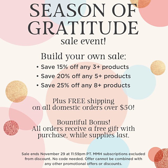 Starts Now! 2nd Annual Season of Gratitude Sale Event - Hero Arts