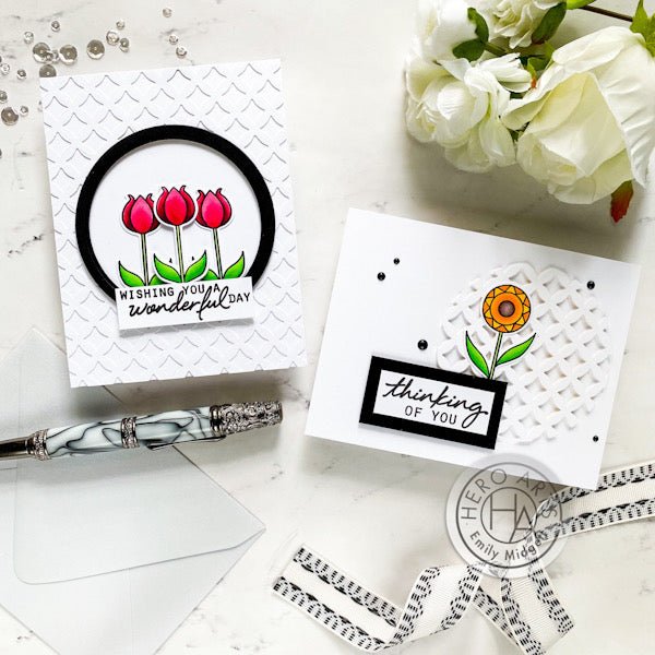 Subtle Texture Using Tone-On-Tone Die Cuts
