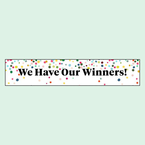 Three Giveaway Winners + Website Annoucement!