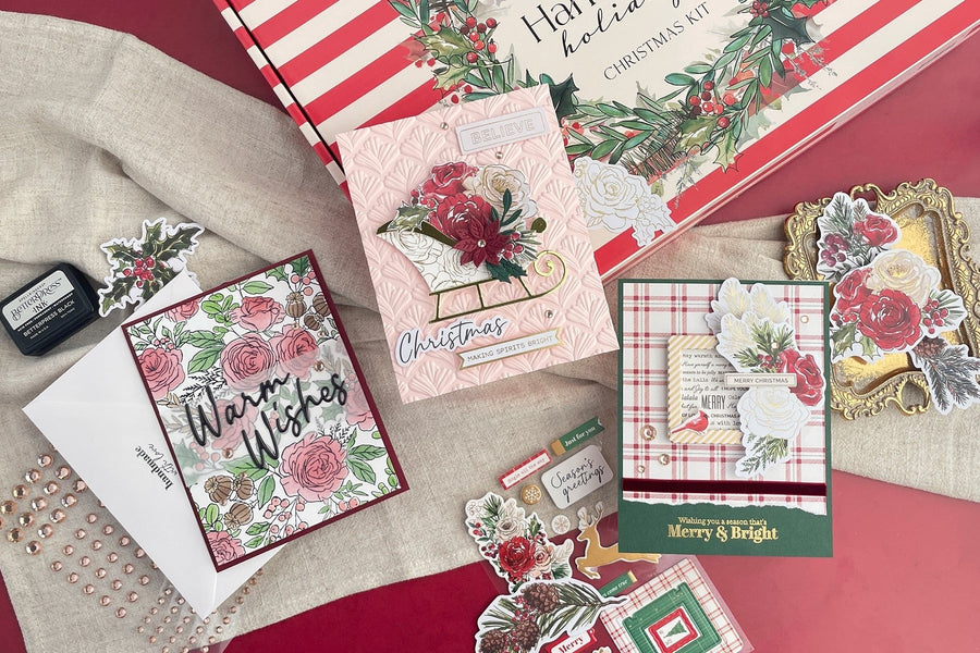 Floral Christmas Card Ideas