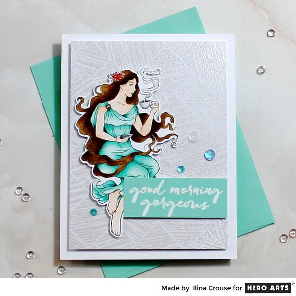 Tone on Tone Embossing and Mocha Maiden