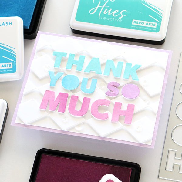 Two-for-One Thank You Cards - Hero Arts