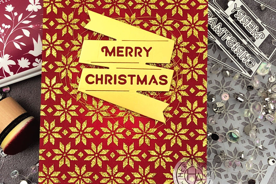 Using Ink-Blending to Accentuate Simple Stenciling
